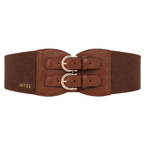 THE DOUBLE BUCKLE CORSET BELT